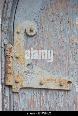 Cerniera e porta in pastello, Boston Foto Stock