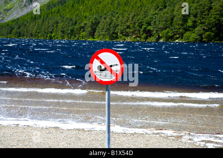 Nessun segno di nuotata Foto Stock