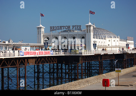 Il Brighton Pier, East Sussex, Inghilterra Foto Stock