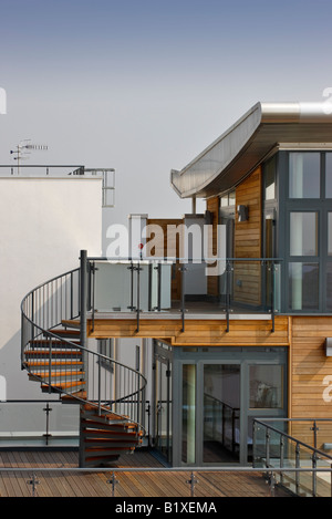 Il Boardwalk Apartments in Eastbourne Foto Stock