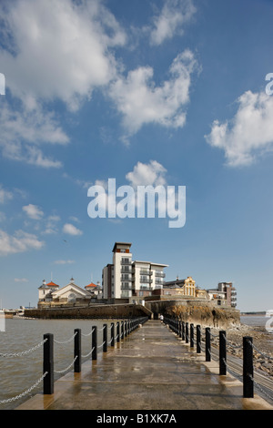 Isola Knightstone sviluppo residenziale in Weston Super Mare Foto Stock