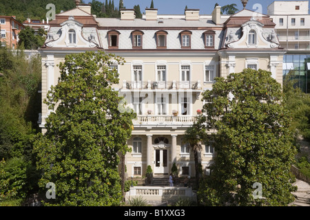 Opatija Istria Croazia Europa Può elegante xix secolo town Villa Dubrava Foto Stock