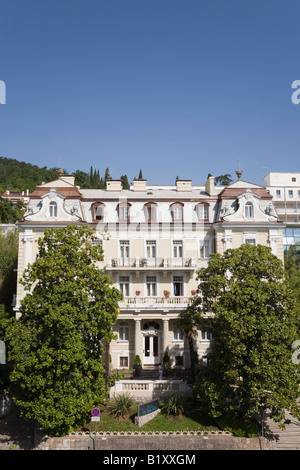 Opatija Istria Croazia Europa Può elegante xix secolo town Villa Dubrava Foto Stock