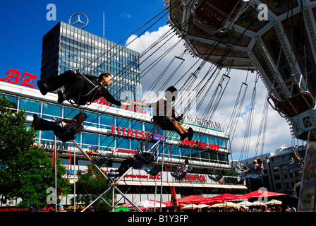 Berlino,Kudamm,berlino, Kudamm, ue, europa Center,Foto Kazimierz Jurewicz,Berlino Charlotenburg Ku damm, Città, architettura shopping, Foto Stock