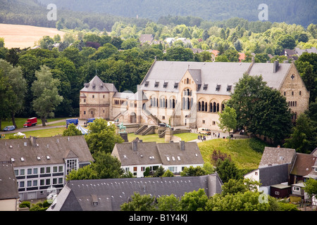 Kaiserpfalz Imperial Palace, Goslar, Harz, Germania Est Foto Stock