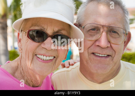 Ritratto di un senior Coppia sorridente Foto Stock