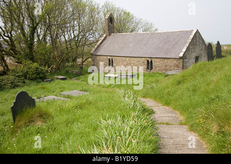 Chiesa di Pistyll, Wales, Regno Unito Foto Stock