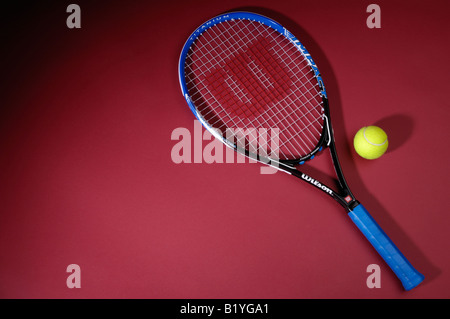 Racchetta da tennis Foto Stock