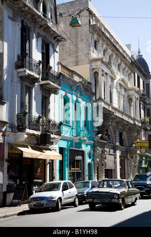 Scena di strada in San Telmo, Buenos Aires, Argentina Foto Stock