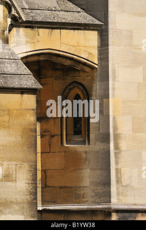 I dettagli architettonici della cattedrale e la chiesa abbaziale di St Alban REGNO UNITO Foto Stock