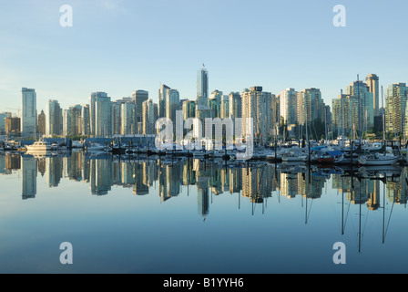 Vancouver skyline della città Foto Stock