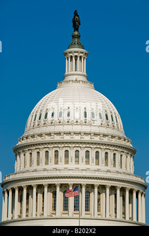 WASHINGTON DC, Stati Uniti d'America - US Capitol Building, Washington DC. Le foto scattate dal lato orientale di fronte alla casa dei rappresentanti di ala. Foto Stock