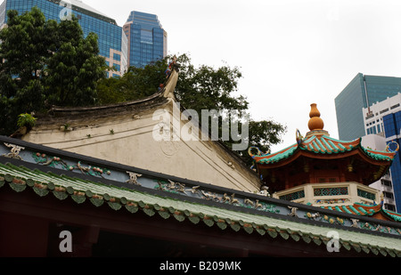 I tetti di China Town a Singapore Foto Stock