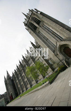 Città di Aberdeen, Scozia. Marischal College e il Museo fa parte dell'Università di Aberdeen ed ex Kings College. Foto Stock