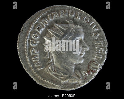 Antoninianus di Gordiano III Foto Stock