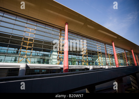 Il nuovo terminale tre edificio all'Aeroporto Internazionale Capital di Pechino CINA Foto Stock