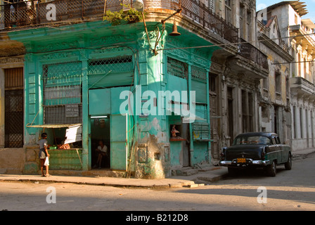 Macellerie cubano shop a l'Avana Foto Stock