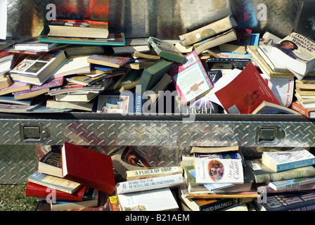 'Libri usati' Foto Stock