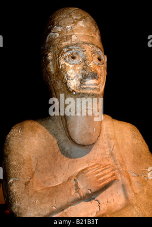 Statua da Gerico tomba 1700 BC palestinesi Palestina Foto Stock