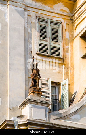 I dettagli architettonici di Chapelle de la Misericorde, Nice, Francia del sud Foto Stock