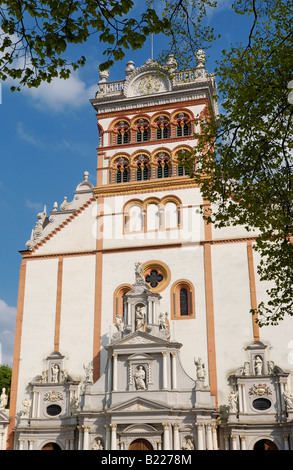 L'abbazia benedettina di San Mattia, Trier, Germania, Europa Foto Stock