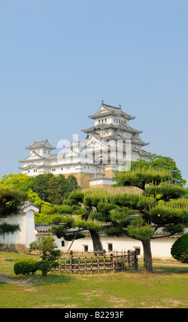 Himeji Banshu Castle, noto come airone bianco Castello, Hyogo JP Foto Stock