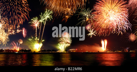 Fuochi d'artificio Foto Stock