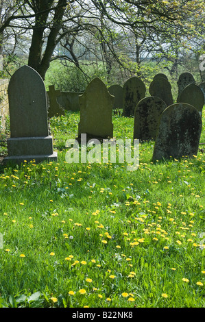 Edale chiesa e villaggio nel distretto di picco Foto Stock