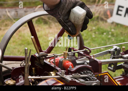 Modello di lubrificazione del motore di trazione Foto Stock