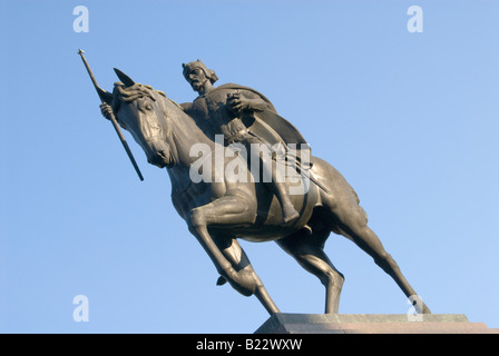 Statua di re Tomislav Tomislava Trg Zagreb Foto Stock