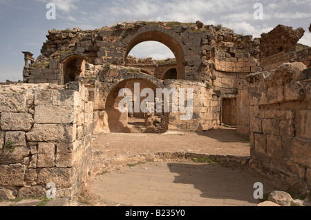 Bosra Siria bagno romano Foto Stock