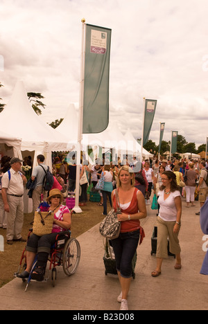 Hampton Court Flower Show, domenica 13 luglio, 2008, UK. Foto Stock