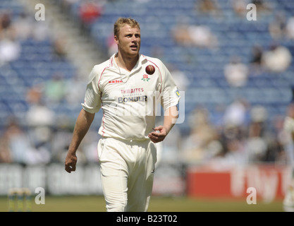 Lancashire e Inghilterra cricketer Andrew Flintoff Giugno 2008 Foto Stock