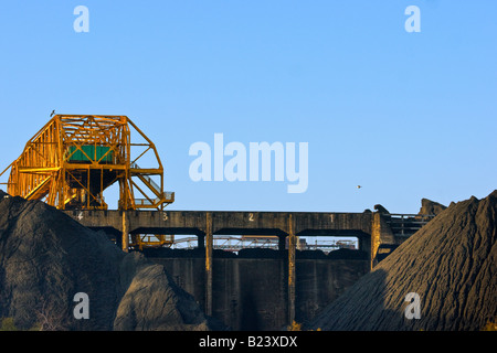 Impianto Siderurgic a Piombino Porto Toscana Italia Foto Stock