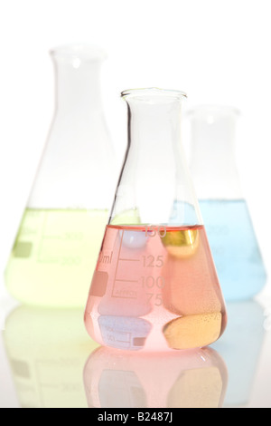 Tre matracci tarati Foto Stock