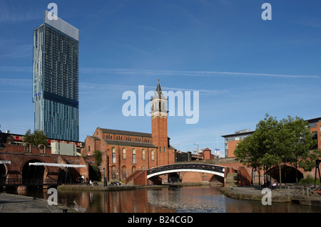 BEETHAM TOWER CASTLEFIELD Manchester Inghilterra Estate Regno Unito Regno Unito Foto Stock