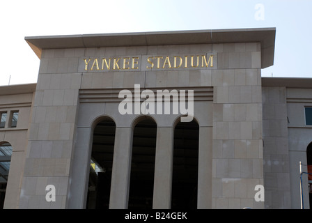 Il sotto costruzione nuova Yankee Stadium di New York borough Bronx Foto Stock