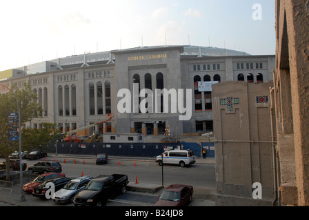Il sotto costruzione nuova Yankee Stadium di New York borough Bronx Foto Stock