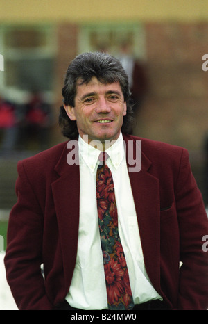 Lupi V NEWCASTLE UNITED AT MOLINEUX 1 4 92 Newcastle Uniteds nuovo manager Kevin Keegan Foto Stock