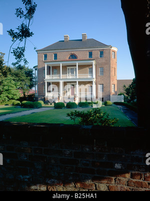 Il Joseph Manigault House c 1803 Pietra miliare storica nazionale progettato dall architetto gentleman Gabriel Manigault per suo fratello. Charleston, Sc, STATI UNITI D'AMERICA Foto Stock