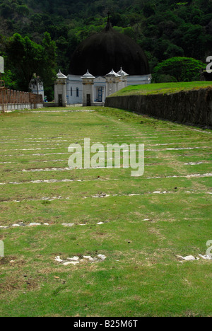 Ingresso alle rovine di Sans Souci Palace, Milot, nord di Haiti Foto Stock