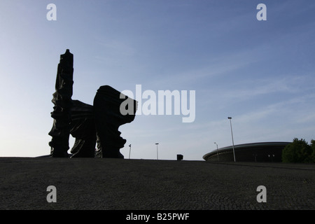 Il monumento dei ribelli di Slesia a Katowice. Foto Stock