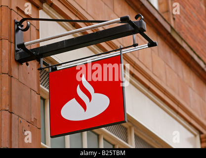 Abbey National Bank segno England Regno Unito Foto Stock