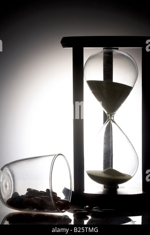 Hour Glass sanduhr Foto Stock