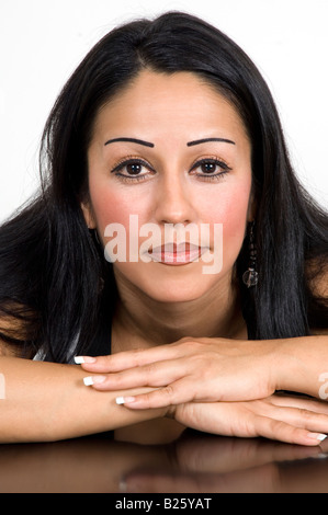 Bella la mezza età della donna Foto Stock