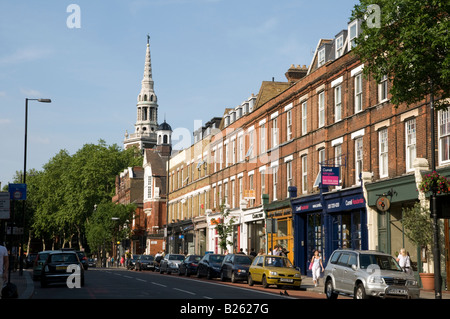 Upper Street Islington Londra Inghilterra REGNO UNITO Foto Stock