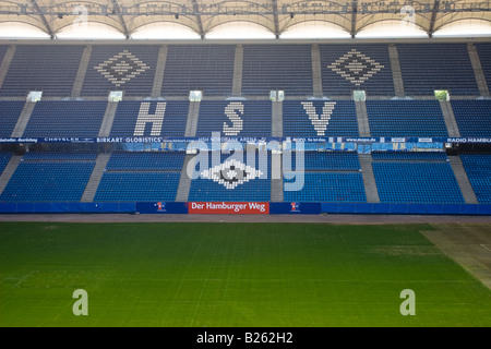 La HSH Nordbank Arena casa della squadra di calcio HSV e WM 2006 stadium di Amburgo Germania Foto Stock