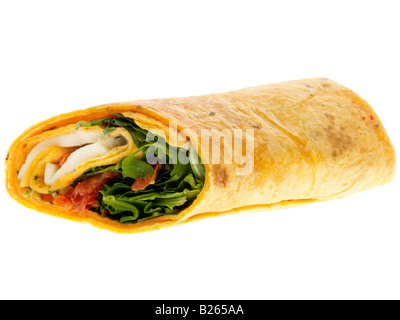 Mozzarella e pomodoro arrosto Wrap Foto Stock