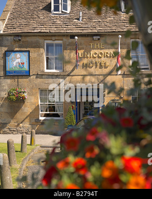 Unicorn Hotel a Stow-su-il-Wold Foto Stock