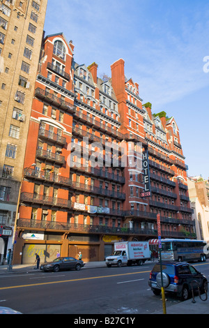 Il famoso Chelsea Hotel di New York City STATI UNITI D'AMERICA Foto Stock